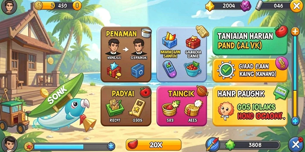 Tampilan grafis yang memukau dan penuh warna.
