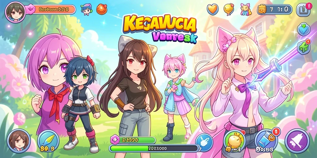 Tampilan grafis yang memukau dari permainan slot.
