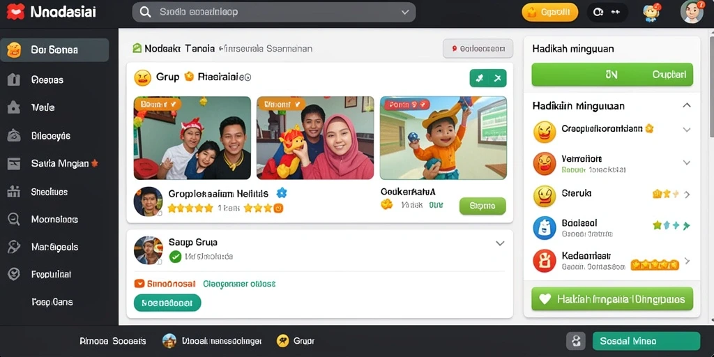 Tampilan antarmuka yang ramah pengguna.