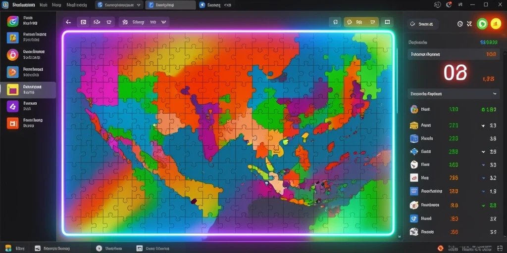 Tampilan grafis yang memukau dan penuh warna.