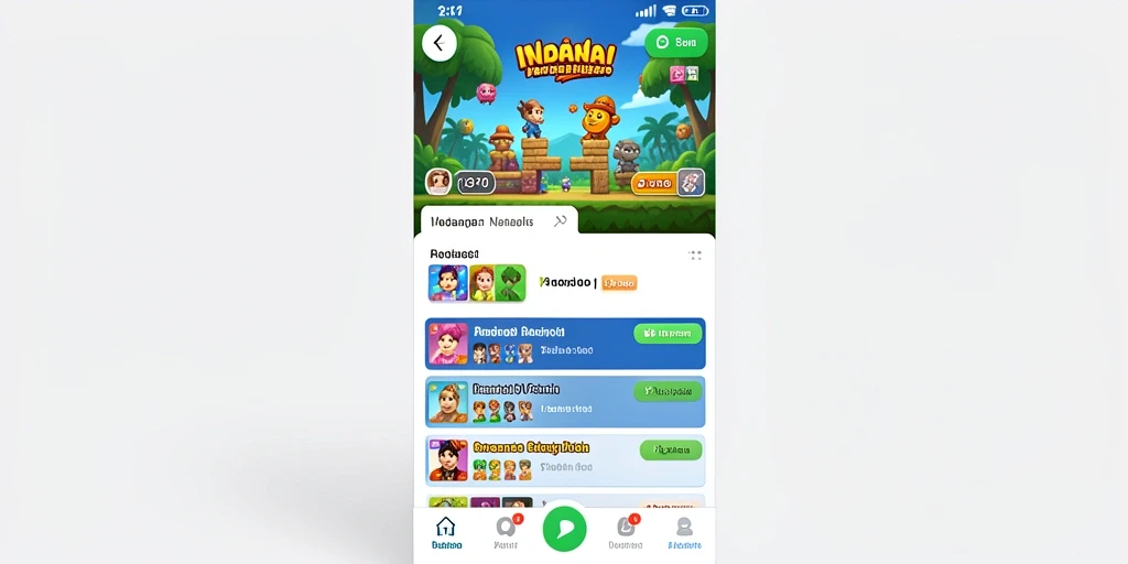 Screenshot memperlihatkan tampilan level yang menantang.