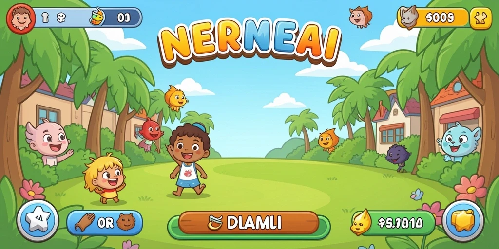 Screenshot menunjukkan tampilan awal game ZK6 yang menarik.