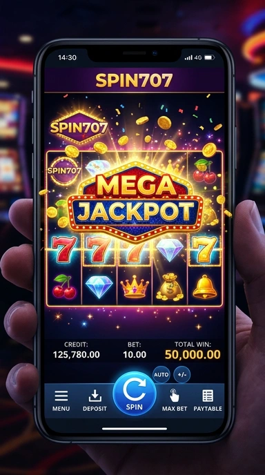 Cuplikan layar menu unduhan spin707 untuk perangkat Android